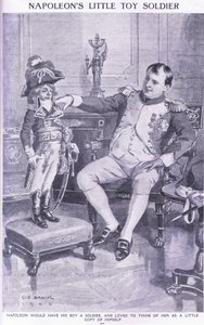 Le petit soldat de jouet de Napoléon - Charles Edmund Brock
